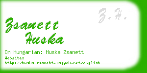 zsanett huska business card